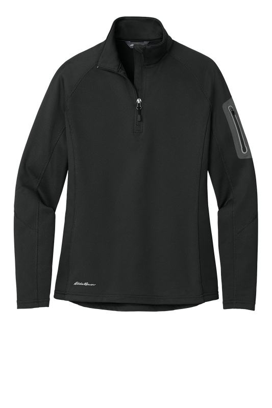 Custom Dog Embroidered Women’s Performance Fleece 1/2 Zip Pullover Personalized Pet Lover Sweatshirt