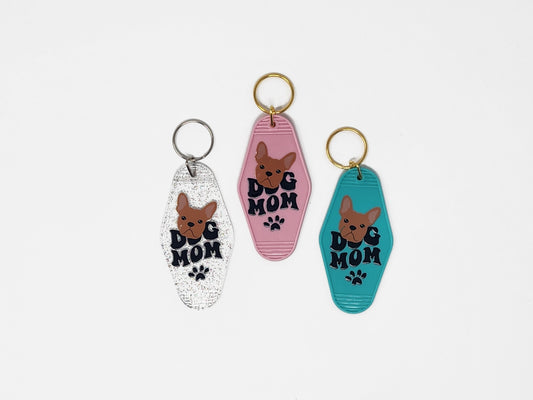 French Bulldog Dog Mom - Keychain