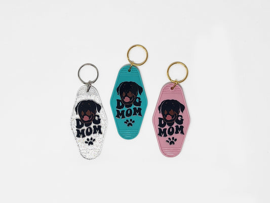 Rottweiler Dog Mom - Keychain