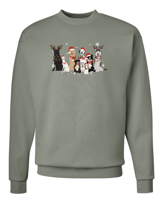 Reindeer Dogs - Christmas - Crewneck Sweatshirt