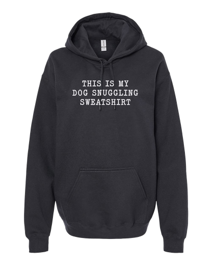Dog Snuggling Embroidered Sweatshirt