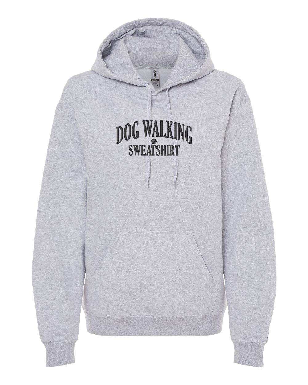 Dog Walking Sweatshirt - Embroidered Hoodie