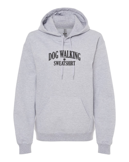 Dog Walking Sweatshirt - Embroidered Hoodie