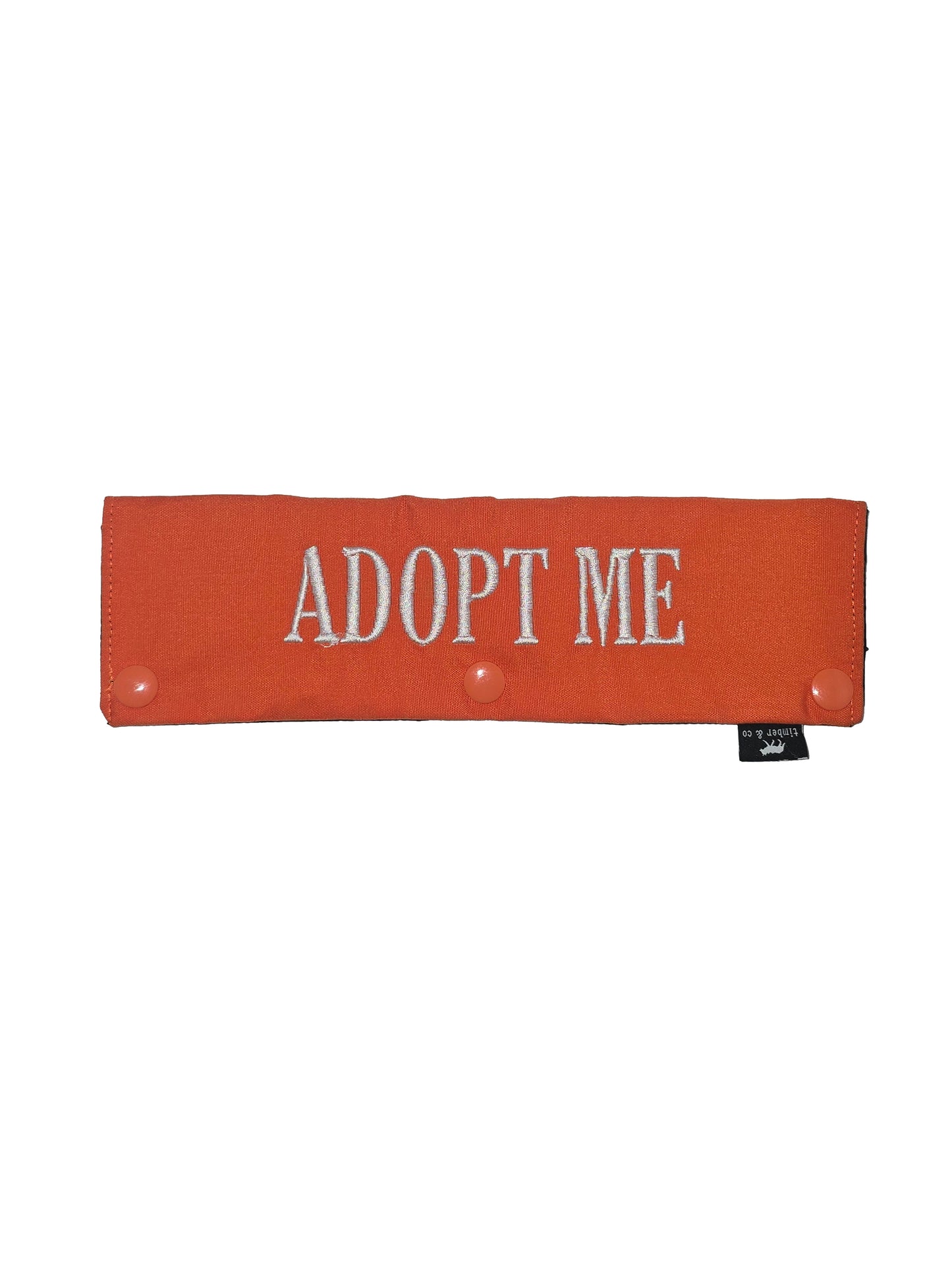 Adopt Me Embroidered Dog Leash Wrap
