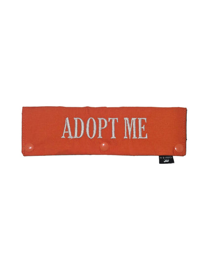 Adopt Me Embroidered Dog Leash Wrap