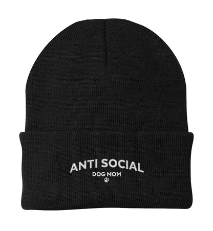 Anti Social Dog Mom Beanie