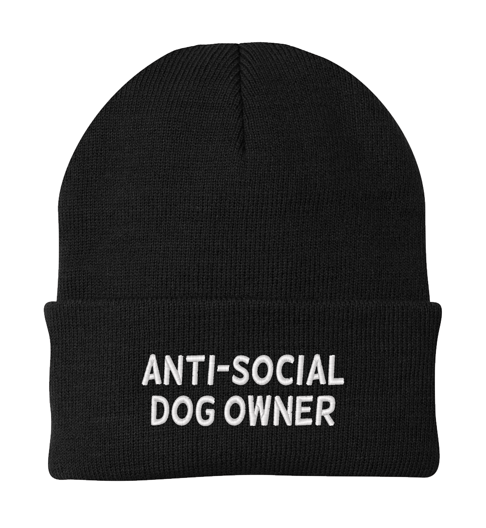 Anti Social Dog Owner Beanie