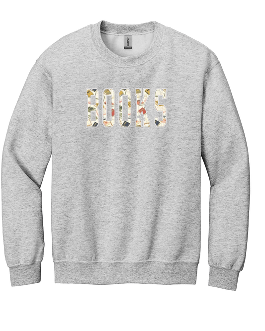 Books Applique - Embroidered Crew