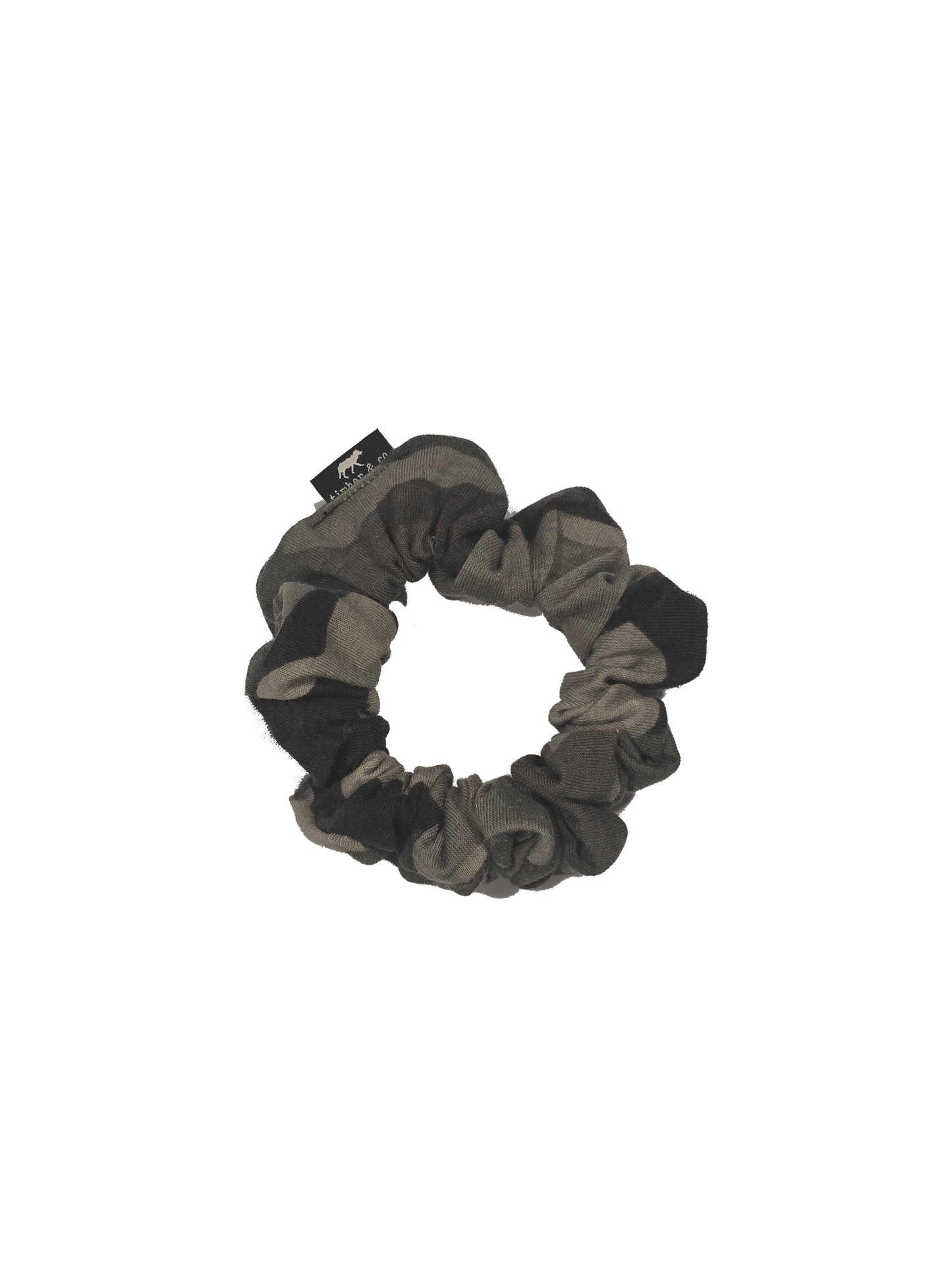 Camo Knit Scrunchie