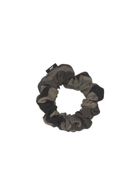 Camo Knit Scrunchie