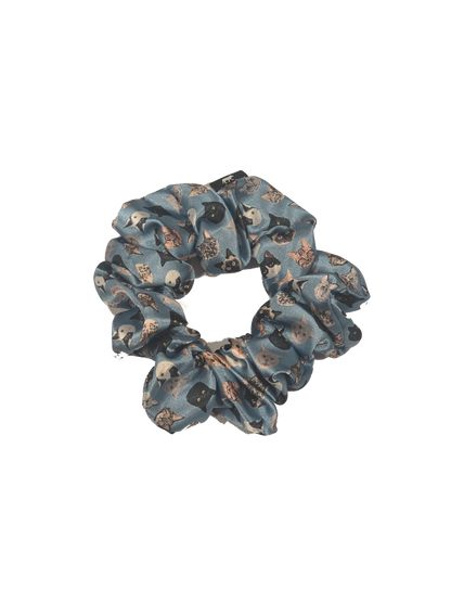 Cats Satin Scrunchie