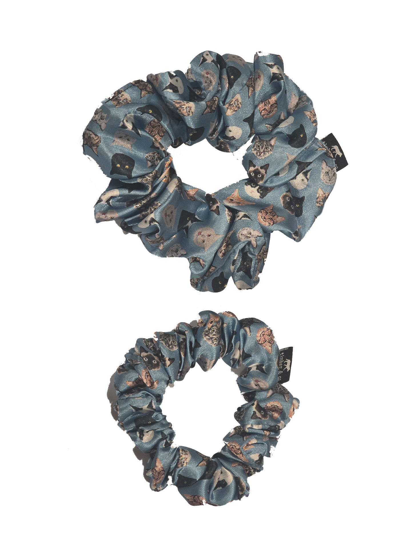 Cats Satin Scrunchie