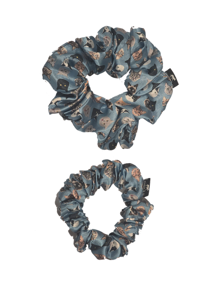 Cats Satin Scrunchie