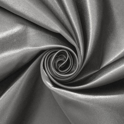Dark Gray Satin Scrunchie