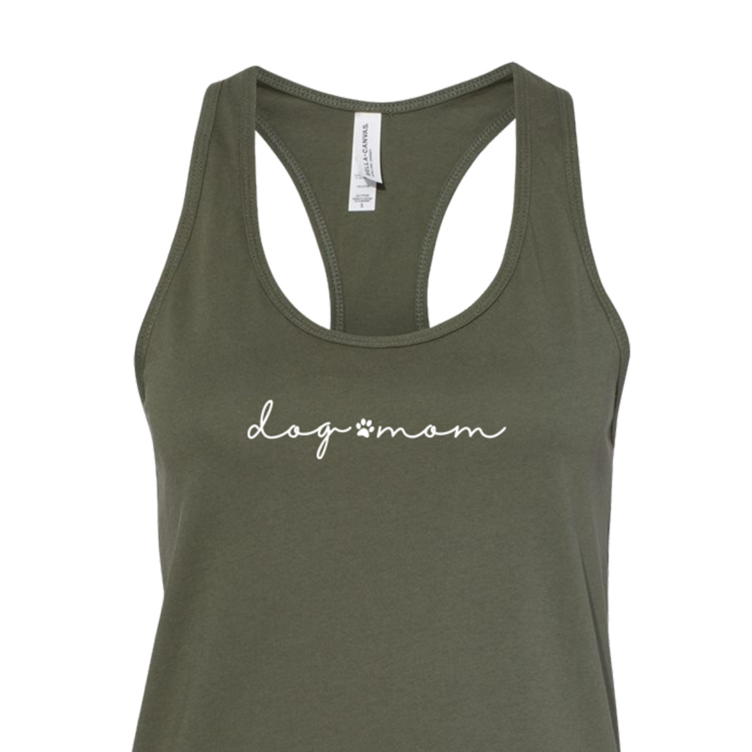 Dog Mom Racerback Tank Top