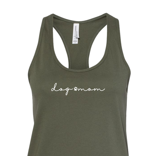Dog Mom Racerback Tank Top