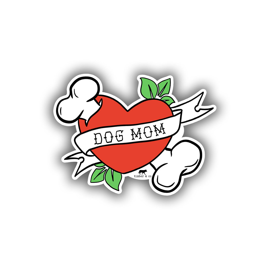 Dog Mom Tattoo Sticker
