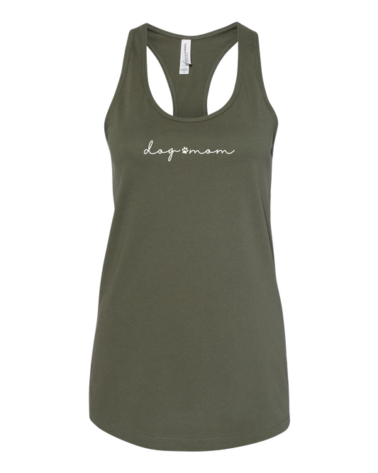 Dog Mom Racerback Tank Top