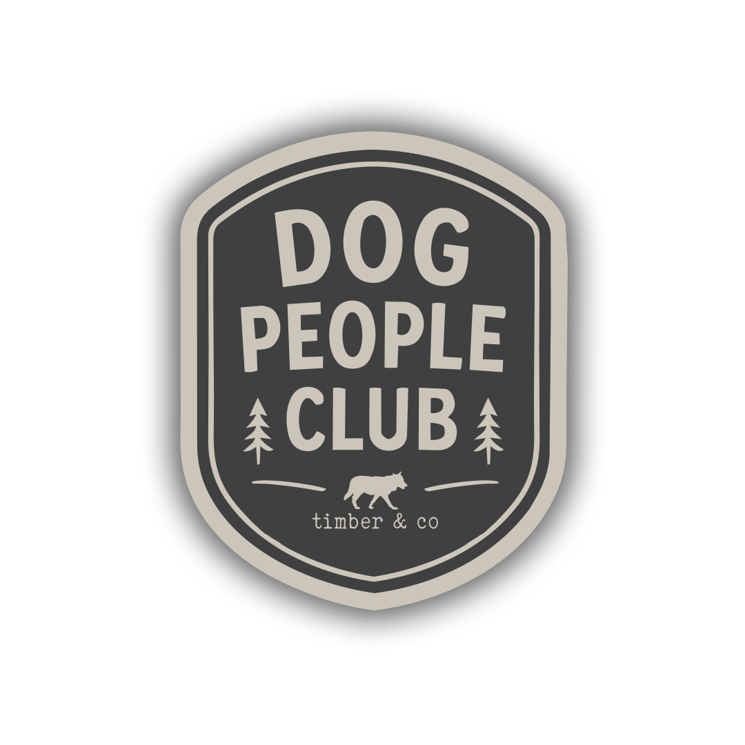 Dog People Club Sticker