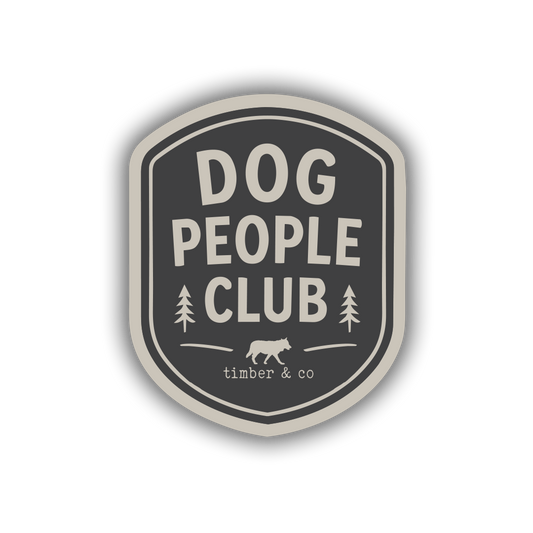 Dog People Club Sticker