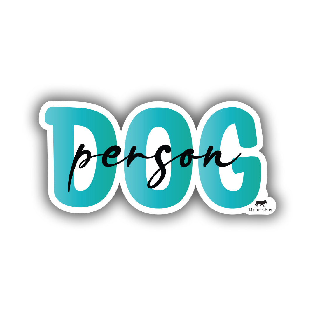 Dog Person Sticker