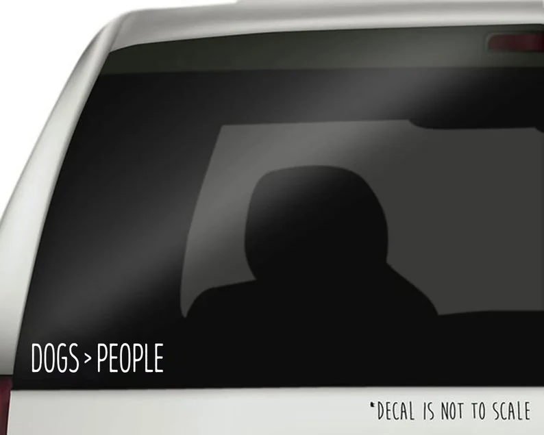 Dogs > People - Decal