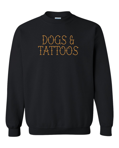 Dogs & Tattoos - Embroidered Crew