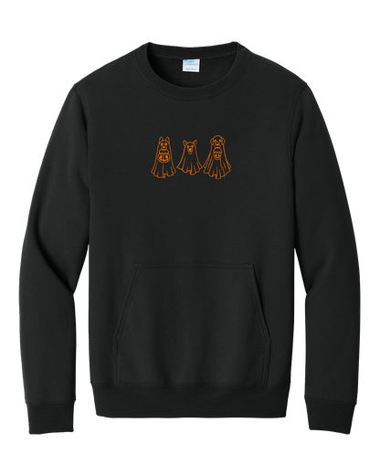 Ghost Dogs - Embroidered Pocket Crew