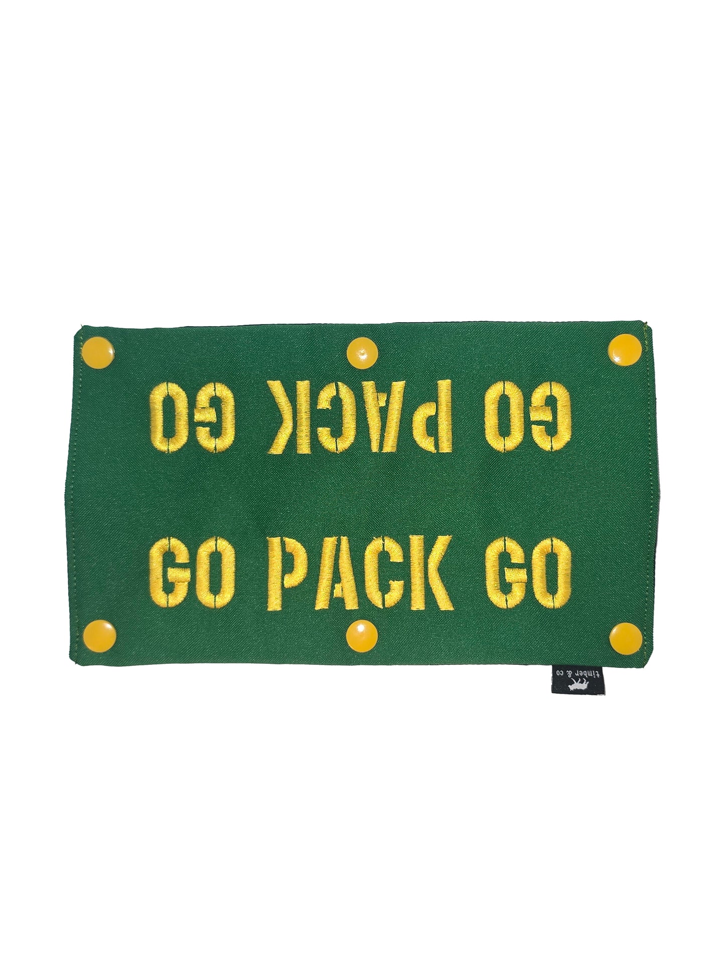 Go Pack Go Embroidered Dog Leash Wrap