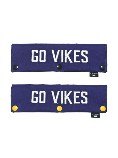 Go Vikes Embroidered Dog Leash Wrap
