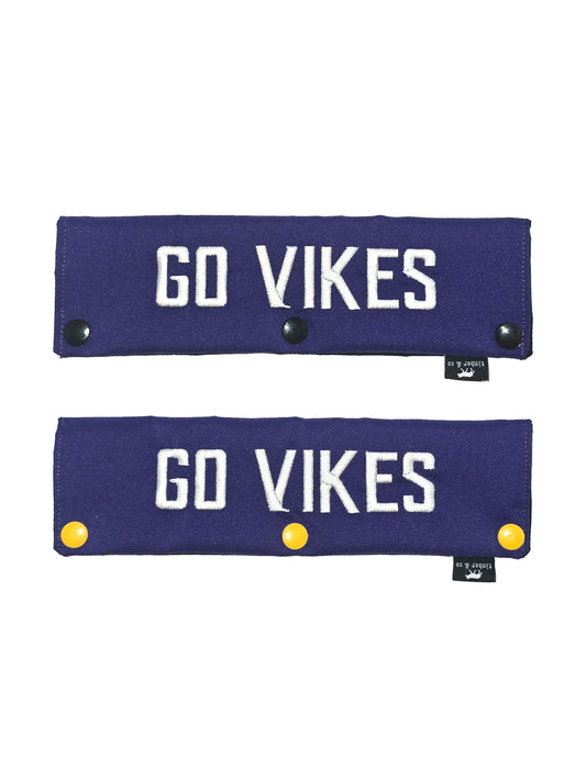 Go Vikes Embroidered Dog Leash Wrap