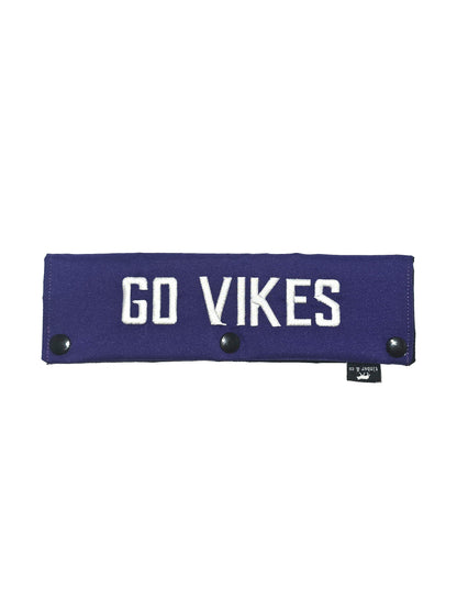 Go Vikes Embroidered Dog Leash Wrap