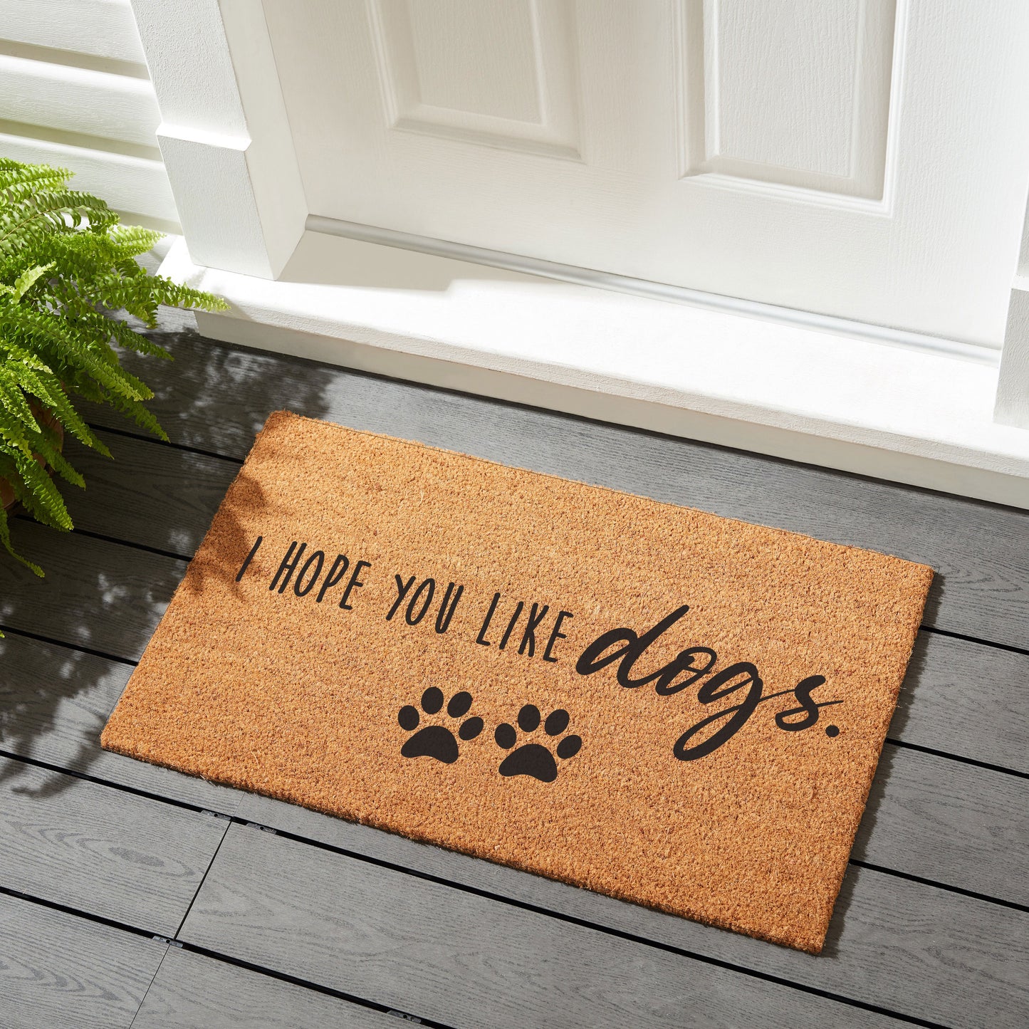 I hope you like Dogs - Coir Doormat