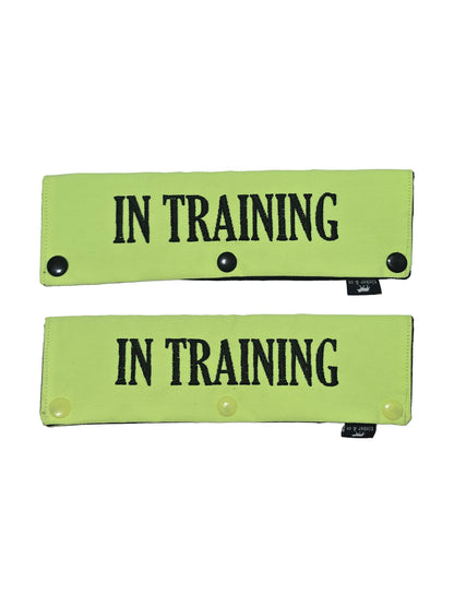 In Training Embroidered Dog Leash Wrap