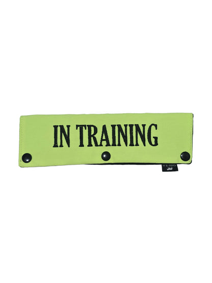 In Training Embroidered Dog Leash Wrap