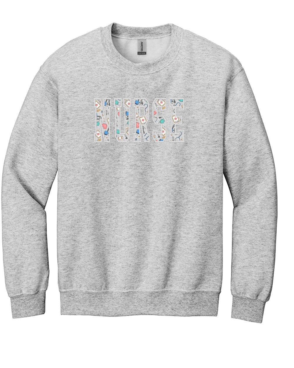 Nurse Applique - Embroidered Crew