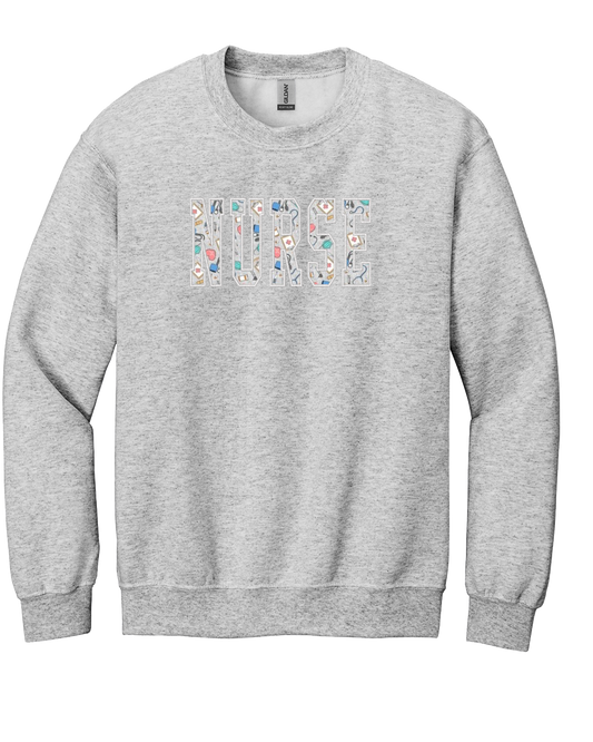 Nurse Applique - Embroidered Crew