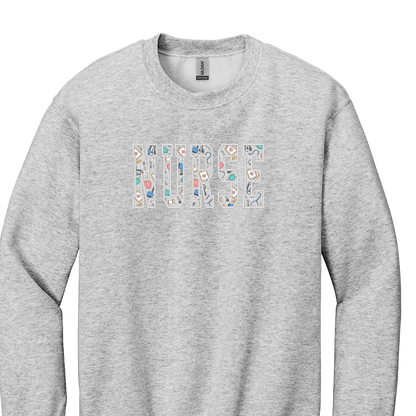 Nurse Applique - Embroidered Crew