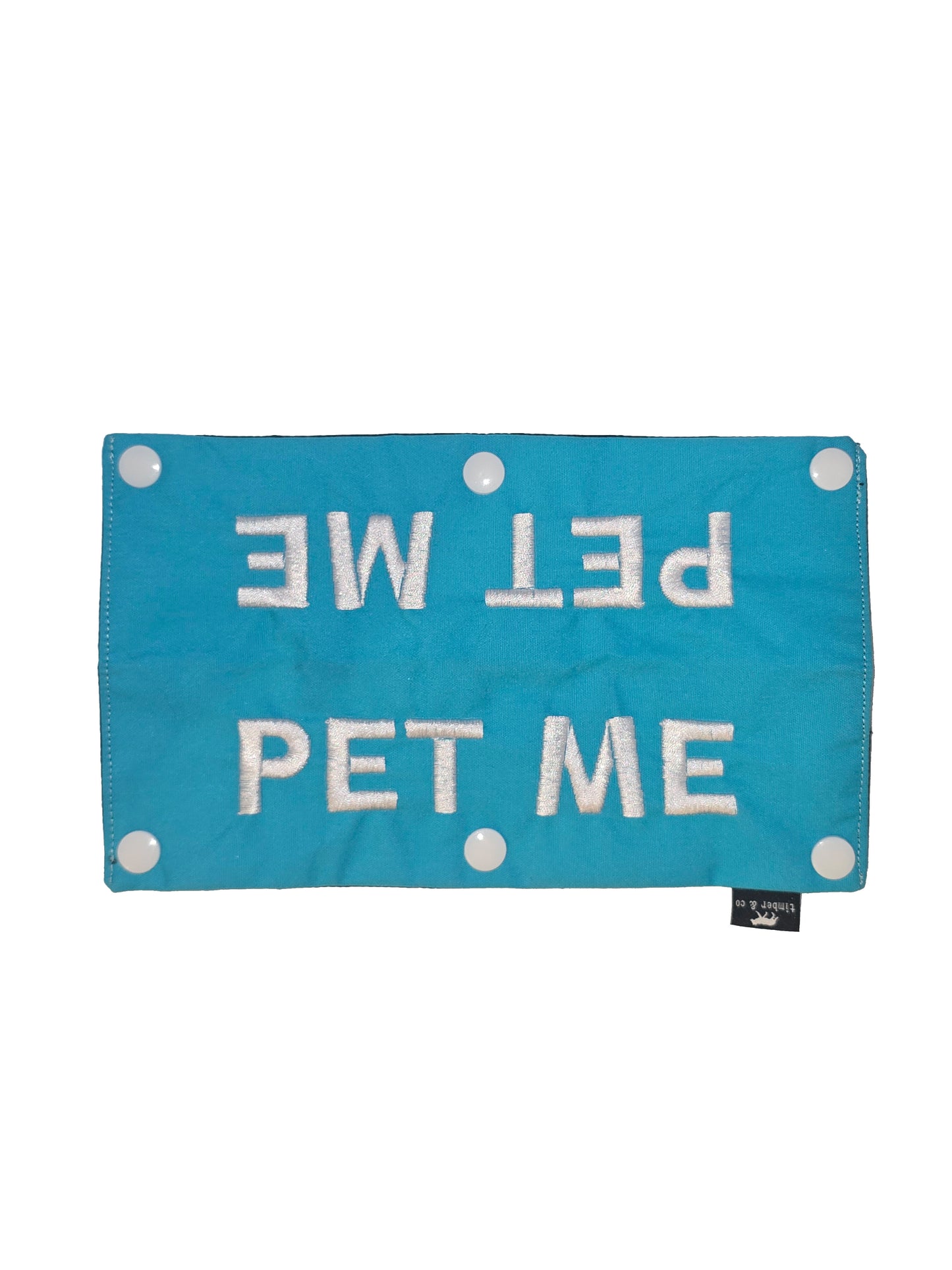 Pet Me Embroidered Dog Leash Wrap