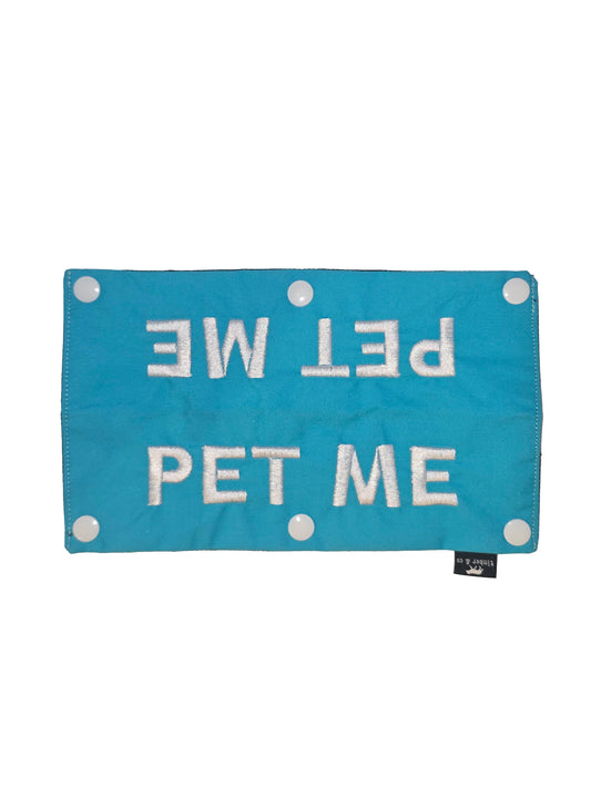 Pet Me Embroidered Dog Leash Wrap