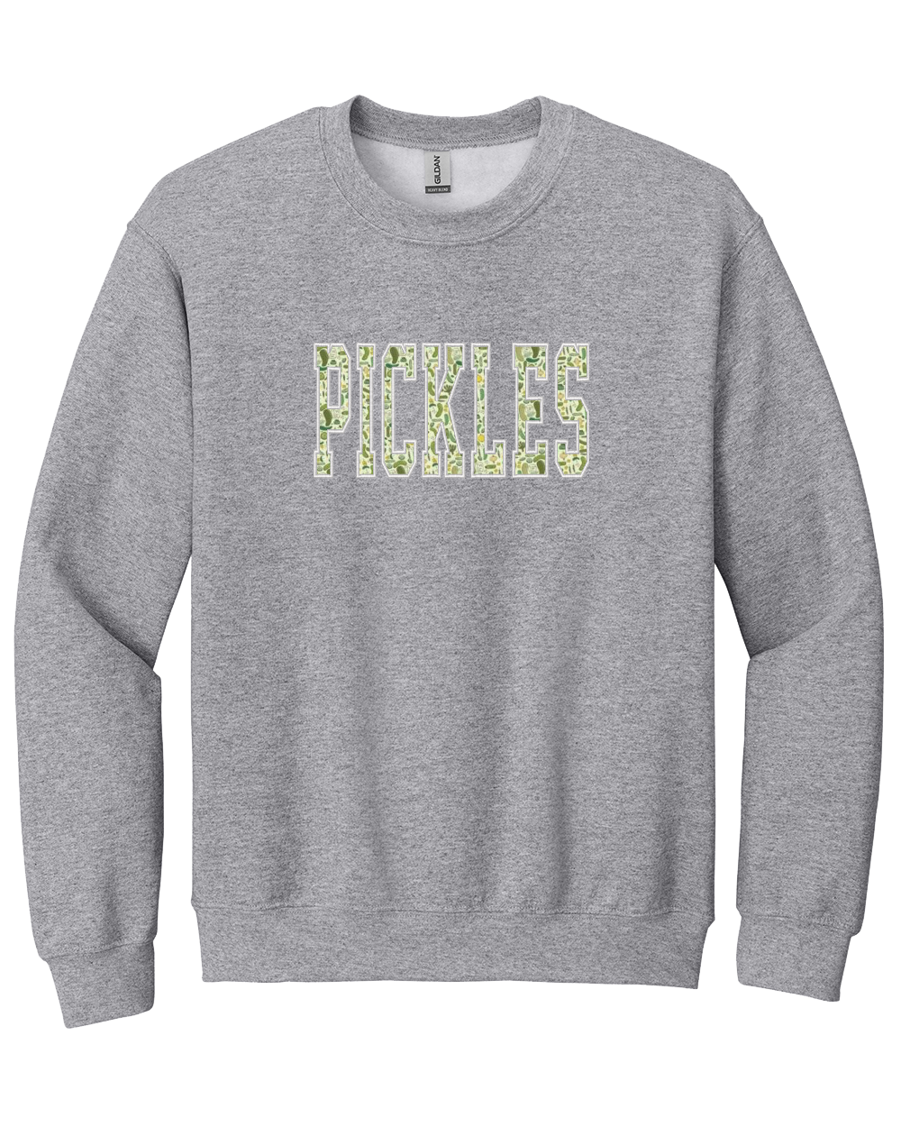 Pickles Applique - Embroidered Crew