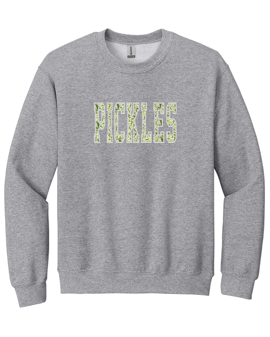 Pickles Applique - Embroidered Crew