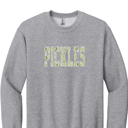 Pickles Applique - Embroidered Crew