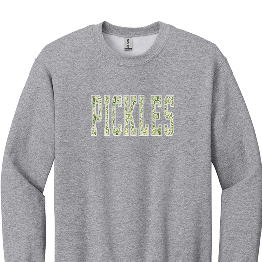 Pickles Applique - Embroidered Crew
