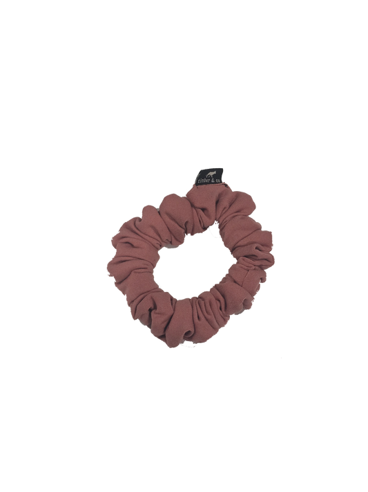 Pink Knit Scrunchie