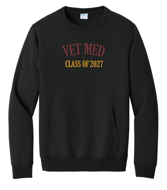 Ved Med - Class of  - Embroidered Pocket Crew