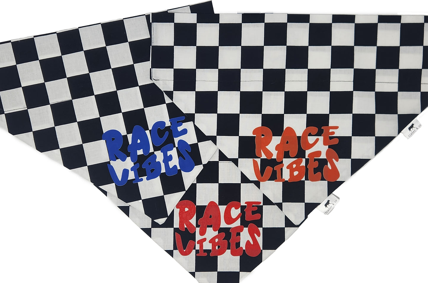 Race Vibes - Over the Collar Doggie Bandana