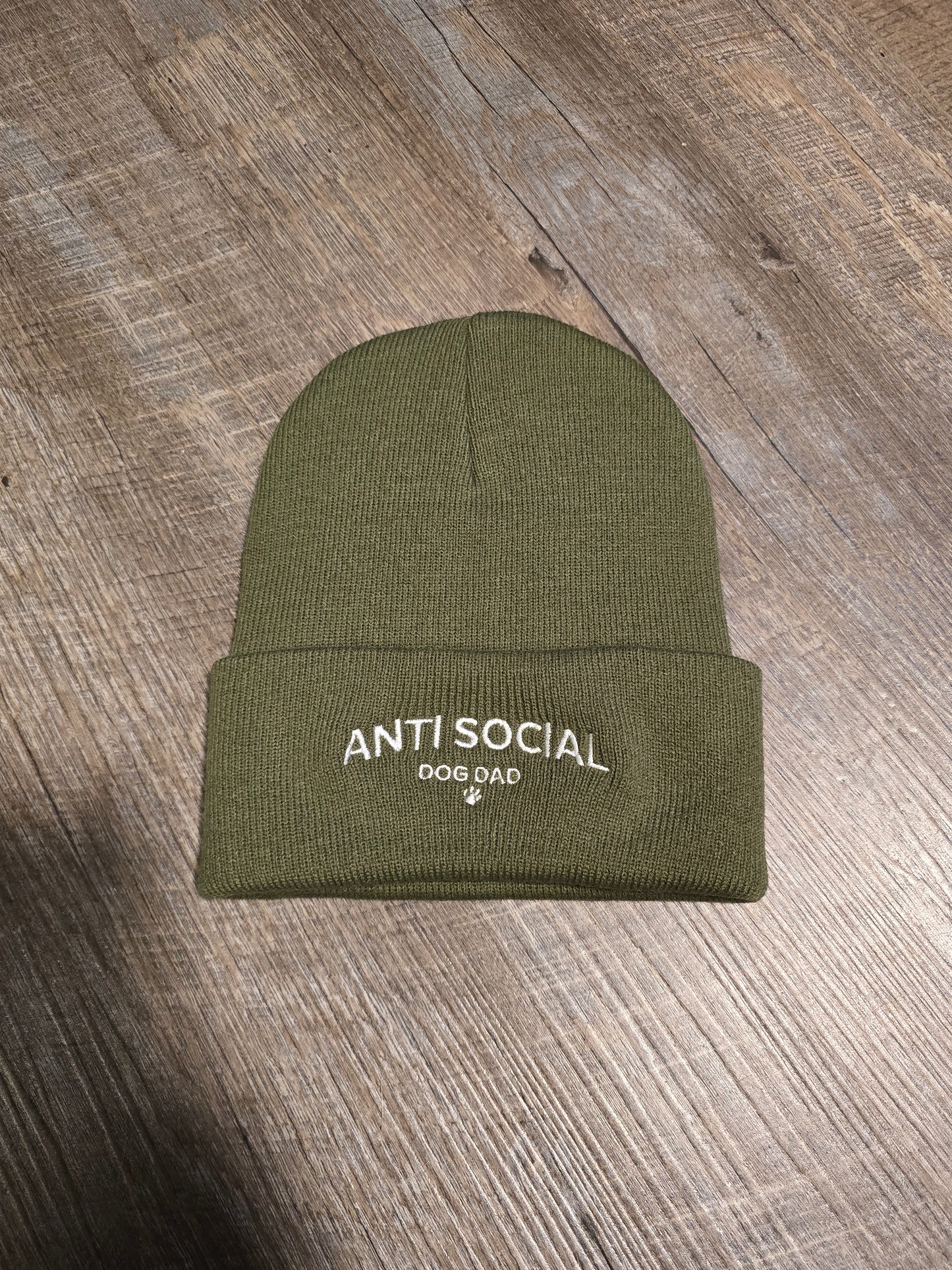 Anti Social Dog Dad Beanie