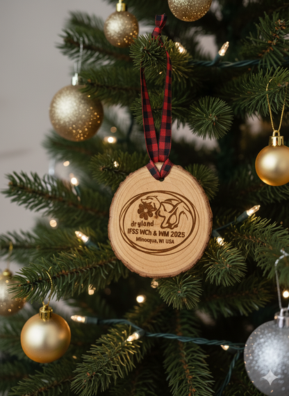 Event Wood Laser Engraved Ornament