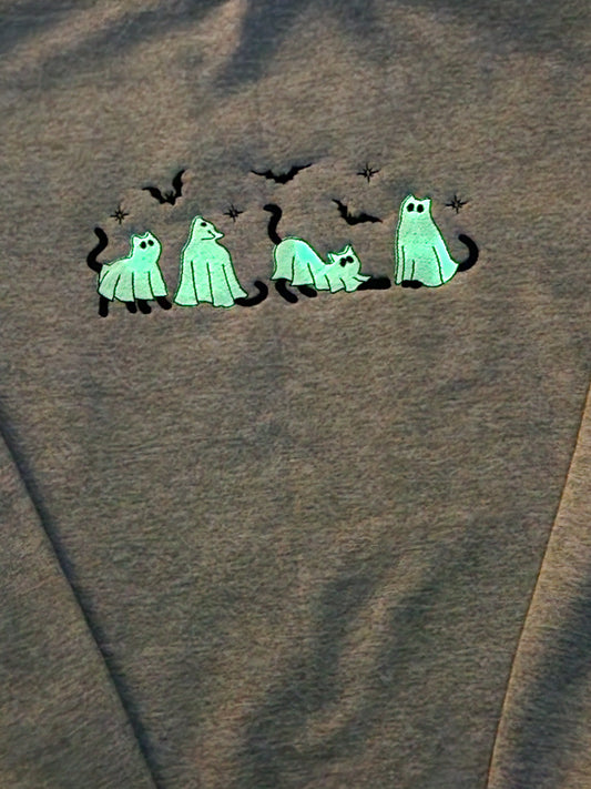 Ghost Cat - Crewneck Sweatshirt